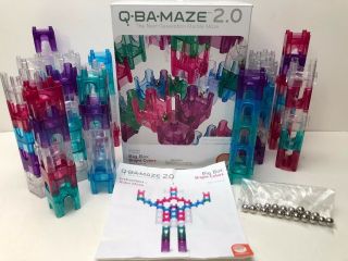 Q Ba Maze 2.  0 Big Box Next Generation Marble Maze Mindware Over 125 Cubes Plus