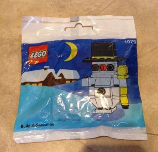 Lego Christmas 1979 Build A Snowman Factory In Poly Bags