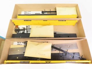 Ho Scale 3 - Pack Athearn Walthers 932 - 9004 Ttax Trailer Train Flat Car Kits