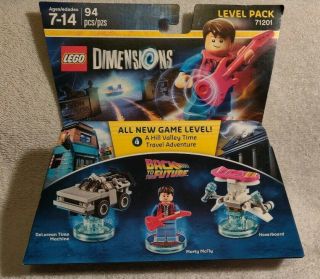 Lego Dimensions Level Pack 71201 Back To The Future In Package.