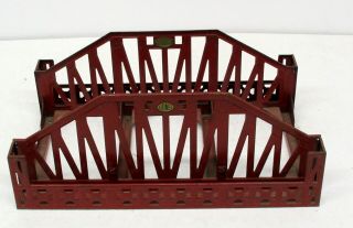 Bw Lionel 280 Standard Gauge Bridge Red