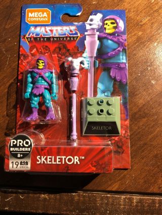 Mega Construx Masters Of The Universe Skeletor In Hand