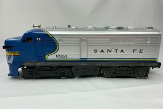 Lionel O Gauge Trains Diesel Engine 8351 Santa Fe 0 - 027 - No Box