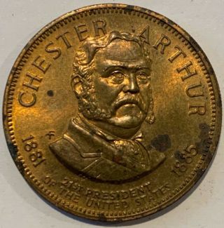 The 21st United States Us President Chester Arthur Medal/token/coin Usa