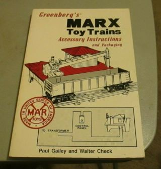 Greenbergs Marx Toy Trains Accessory Instructions Softcover 144pages