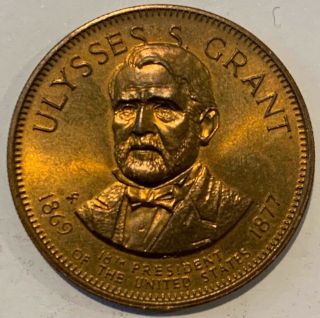 The 18th United States Us President Ulysses S Grant Medal/token/coin Usa