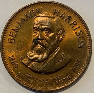 The 23rd United States Us President Benjamin Harrison Medal/token/coin Usa
