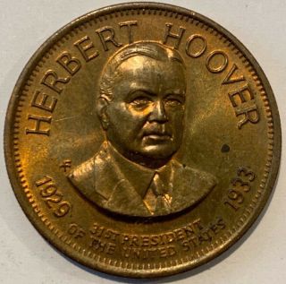 The 31st United States Us President Herbert Hoover Medal/token/coin Usa