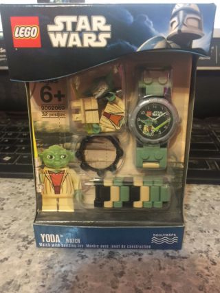 Lego Star Wars Yoda Watch W/ Building Toy Brand