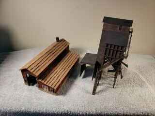 Single Stall Engine House And Coaling Tower For Ho Scale