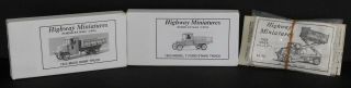3 Jordan Highway Miniatures Ho Kits - 1923