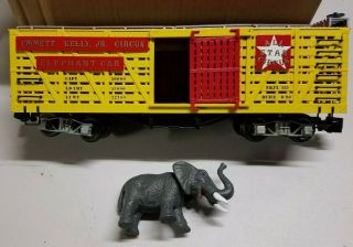 Bachmann Emmett Kelly Circus Elephant Stock Car G Scale Trains