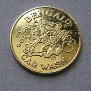 Bengal Car Wash Token Pocatello Idaho Usa Medallion Vacuum Coin