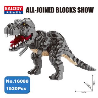 Balody Jurassic Dinosaur Tyrannosaurus Rex Diamond Mini Building Nano Blocks Toy