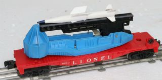 Lionel O Scale 6650 - Missile Launching Flat Car,  Complete,