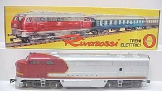 Rivarossi 7102 - B O Scale 2 Rail Santa Fe Diesel Locomotive Ex