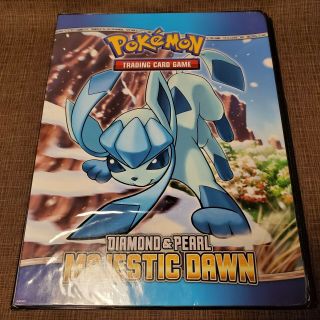 Official Leafeon And Glaceon Pokemon Card Binder File Tcg Majestic Dawn Ultrapro