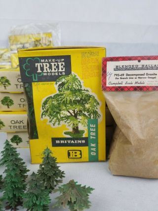 Britains Oak Tree Makeup Tree Model Kit 1822,  And Other Related Items.