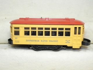 Lionel O Scale 60 Lionelville Rapid Transit Trolley Ready To Run