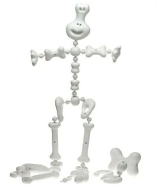 Bonz Duluxe Bones 43 Piece Skeleton Building Blocks Set Curious Toys Nappa Award