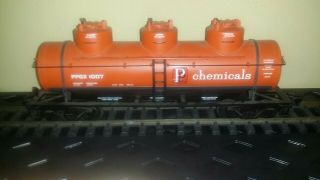 Aristocraft G Scale 3 Dome Tank Car Ppg Chemicals 1007
