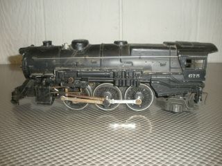 Lionel O Gauge Post - War 675 2 - 6 - 2 Steam Locomotive.