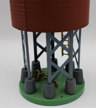 Model Train,  S Scale,  American Flyer,  A.  C.  Gilbert,  No.  596,  Metal Water Tower 3