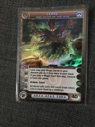 Chaotic Card Lore High Muge Of The Hive Ultra Rare Secrets Of The Lost City Nm