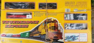 Vintage Mehano Master Thunderbolt Express Train And Railway Set Collectible Coke