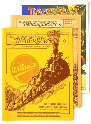 Two Timberperson And One Timberbeast Magazines From 1983,  84 And 86