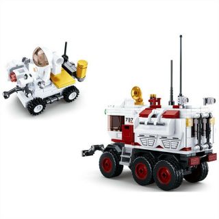 354pcs Aviation Mars Rover Space Car Building Block Toy