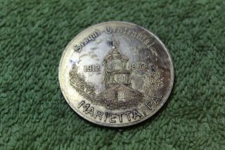 1962 - Token - Medal - Marietta,  Pennsylvania - Sesquicentennial
