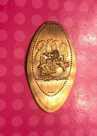 Apprentice Mickey Mouse 2014 Dhs0098 Disney Elongated Pressed Penny Copper