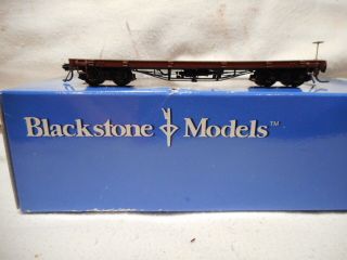 Blackstone Hon3 Scale Painted,  Unlettered D&rgw 30 Ft.  Flatcar (8)