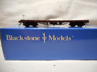 Blackstone Hon3 Scale Painted,  Unlettered D&rgw 30 Ft.  Flatcar (6)
