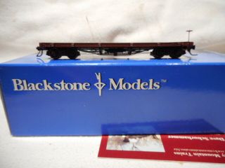 Blackstone Hon3 Scale Painted,  Unlettered D&rgw 30 Ft.  Flatcar (2)