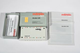 Marklin 6084 K84 Decoder For Power Circuits In Orig Bx With Instructions