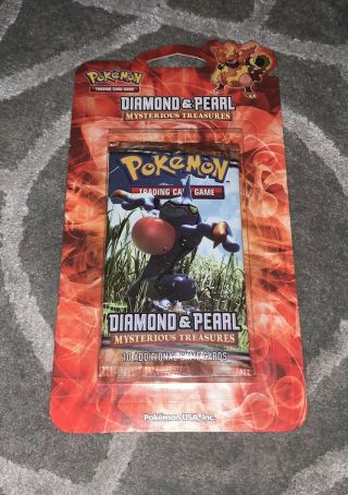 Pokemon Diamond And Pearl Mysterious Treasures Blister Booster Pack 2007 3