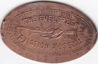 Elongated Souvenir Penny: The Evergreen Aviation Museum 23 A