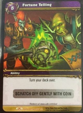 Wow Warcraft Fortune Telling Loot Imp In A Ball Loot Card World Of Warcraft Toy