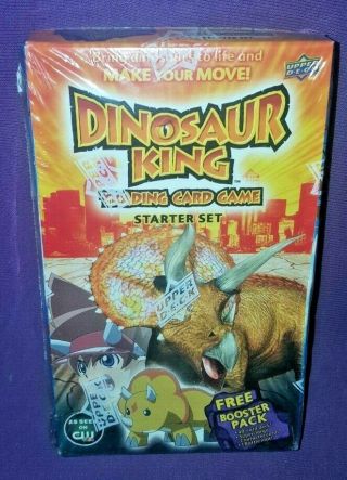 Dinosaur King Trading Card Game Starter Set Upper Deck Sega Rare