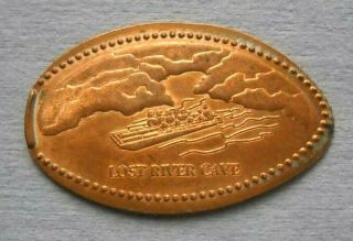 Lost River Cave Elongated Penny Bowling Green Ky Usa Cent Boat Souvenir Coin