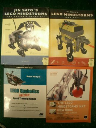 Set Of 4 Lego Mindstorms Idea Books By Nagata,  Sato,  Boogaarts,  Hempel