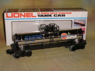 Lionel Gulf Oil Single Dome Tank Car Item 9189