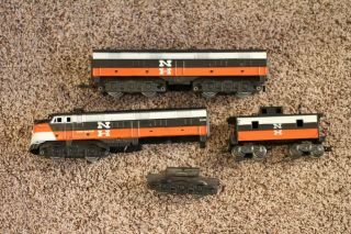 Marx O Gauge Locomotive Diesel 2002 E - 7 Haven A And B With Caboose