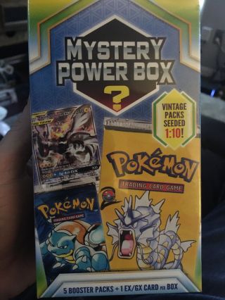 Pokémon Tcg: Mystery Power Box - 1:10 Vintage Packs - Factory Nib L@@k