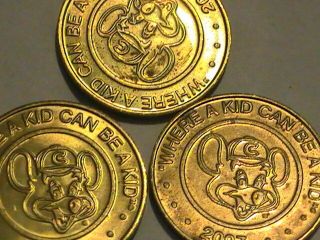 Game Token Chuck E Cheese Coin 2007 Where A Kid Can Be A Kid 3 Available