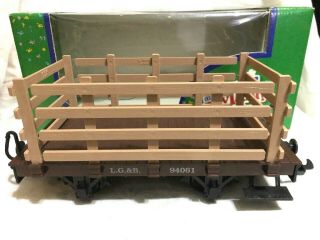 Lehmann Toy Train G Scale - 94061 Cattle Car With Box