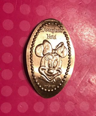 Minnie Mouse Disneyland Hotel Disney Elongated Pressed Penny Copper