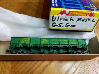Ho Scale Train Kit W/box Ulrich Rtr M&stl Gs Gondola